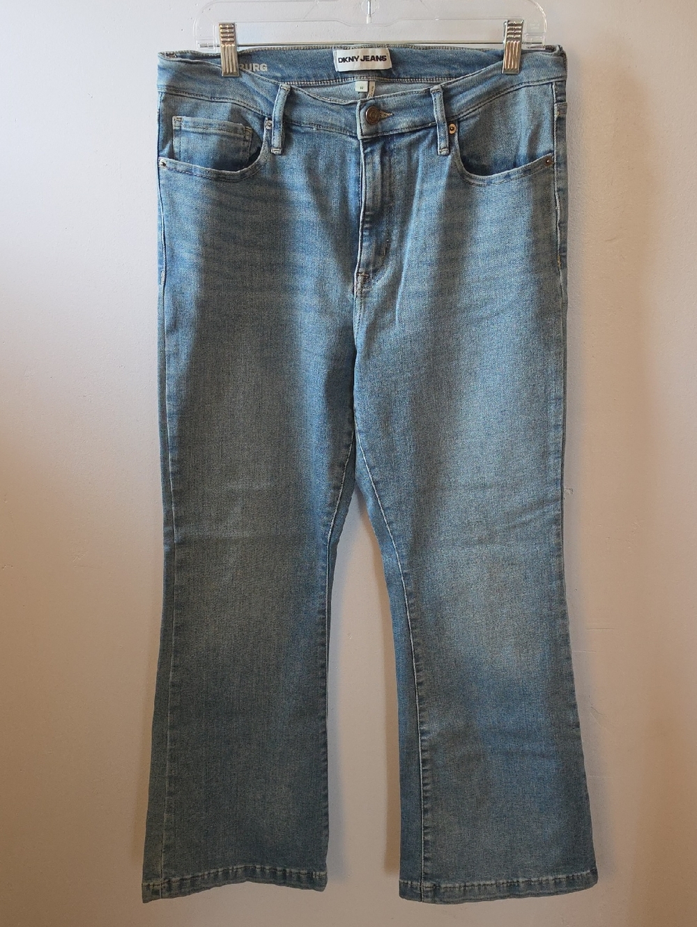 DKNY Light Blue Women's Straight-Leg Jeans
